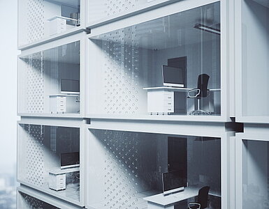 Merkle CAE Solutions Konzeptstudie Bürocontainer 
