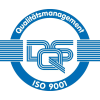 Logo DQS Zertifizierung ISO 9001