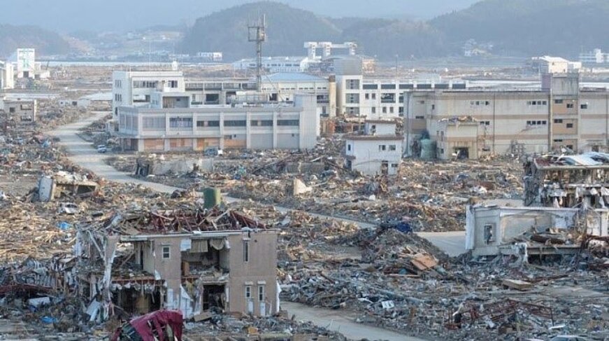 Fukushima nach dem Erdbeben